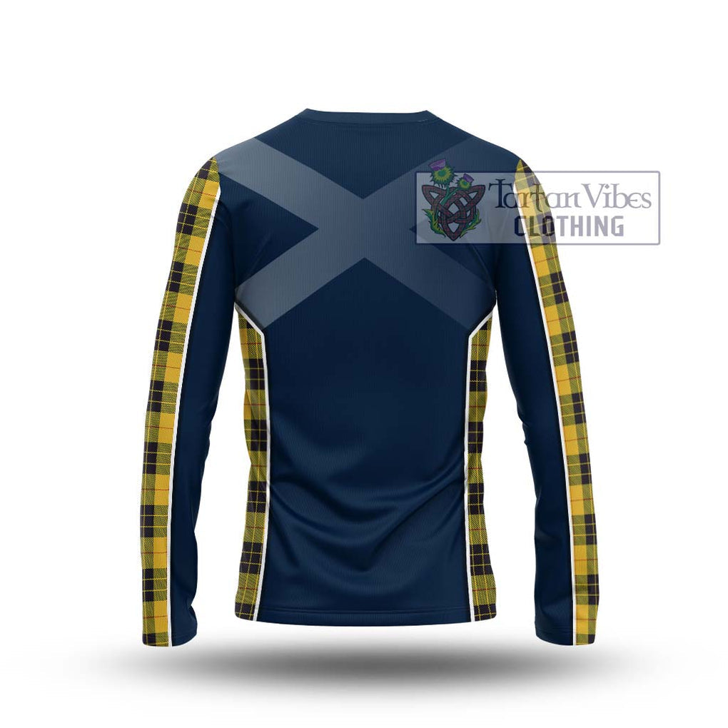 MacLeod of Lewis Ancient Tartan Long Sleeve T-Shirt with Family Crest and Lion Rampant Vibes Sport Style - Tartan Vibes Clothing