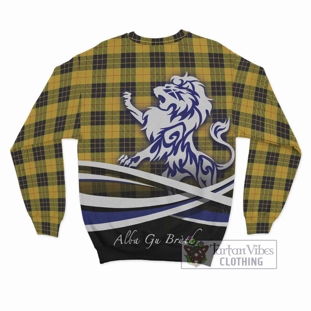 MacLeod of Lewis Ancient Tartan Sweatshirt with Alba Gu Brath Regal Lion Emblem - Tartanvibesclothing Shop