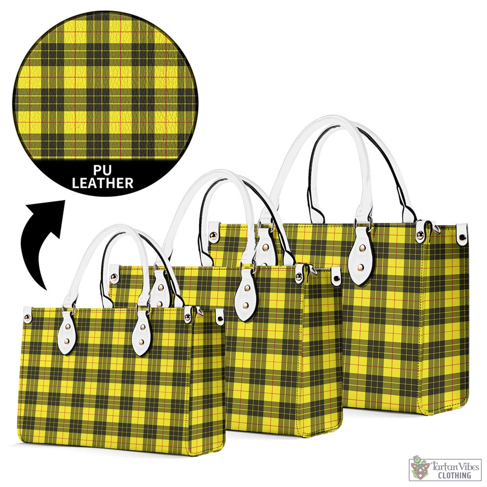 Tartan Vibes Clothing MacLeod of Lewis Modern Tartan Luxury Leather Handbags