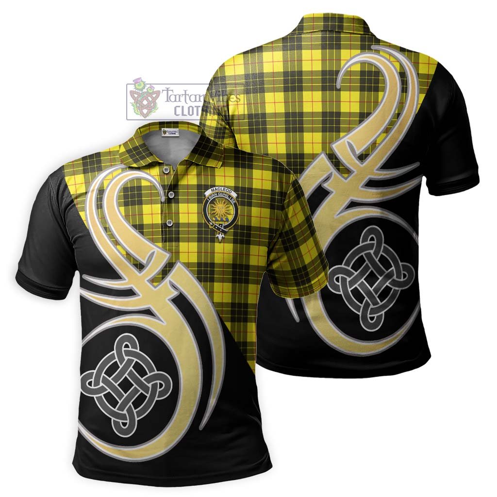 MacLeod (McLeod) Tartan Polo Shirt with Family Crest and Celtic Symbol Style Kid - Tartan Vibes Clothing