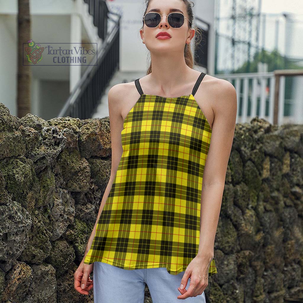 Tartan Vibes Clothing MacLeod of Lewis Modern Tartan Loose Halter Neck Camisole