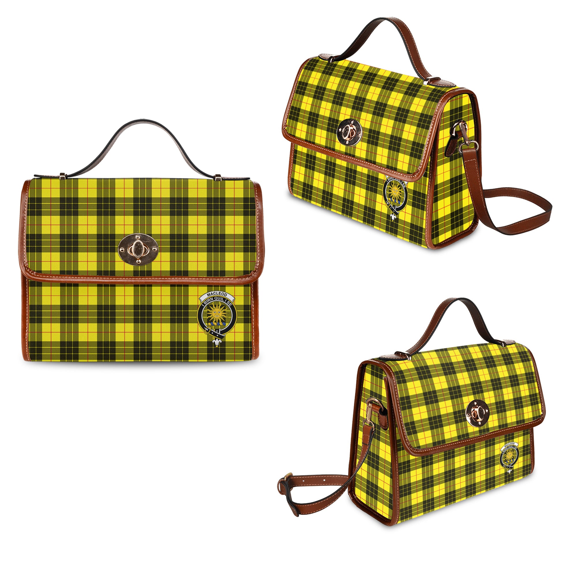 macleod-of-lewis-modern-tartan-leather-strap-waterproof-canvas-bag-with-family-crest