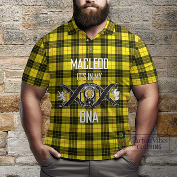 MacLeod (McLeod) Tartan Polo Shirt with Family Crest DNA In Me Style