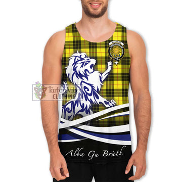 MacLeod (McLeod) Tartan Men's Tank Top with Alba Gu Brath Regal Lion Emblem