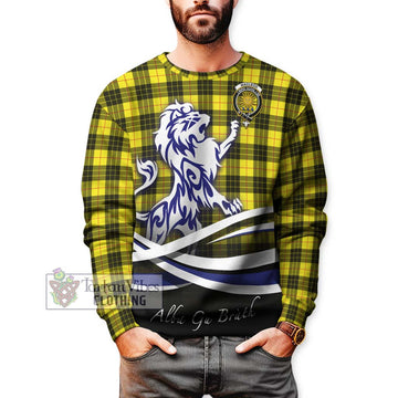 MacLeod (McLeod) Tartan Sweatshirt with Alba Gu Brath Regal Lion Emblem