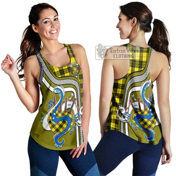 MacLeod (McLeod) Tartan Women's Racerback Tanks with Epic Bagpipe Style