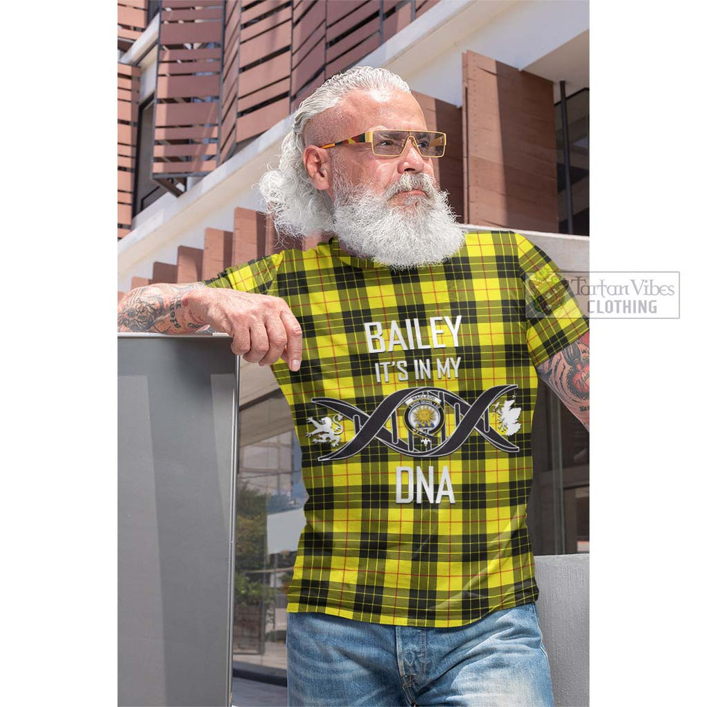 Tartan Vibes Clothing MacLeod of Lewis Modern Tartan Cotton T-shirt with Family Crest DNA In Me Style