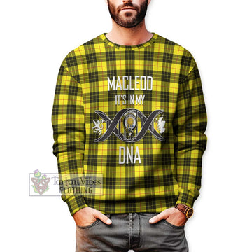 MacLeod (McLeod) Tartan Sweatshirt with Family Crest DNA In Me Style