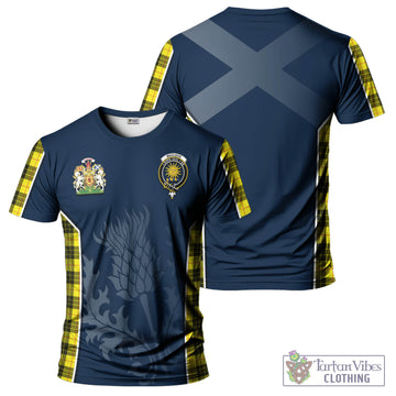 MacLeod (McLeod) Tartan T-Shirt with Family Crest and Scottish Thistle Vibes Sport Style