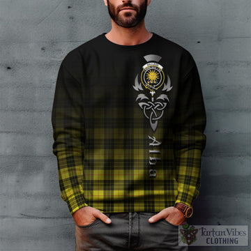 MacLeod (McLeod) Tartan Sweatshirt Featuring Alba Gu Brath Family Crest Celtic Inspired