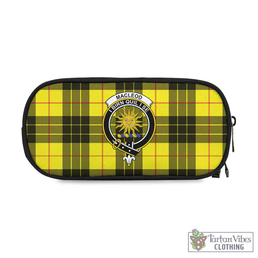 Tartan Vibes Clothing MacLeod of Lewis Modern Tartan Pen and Pencil Case with Family Crest