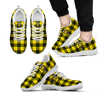 MacLeod (McLeod) Tartan Sneakers with Family Crest