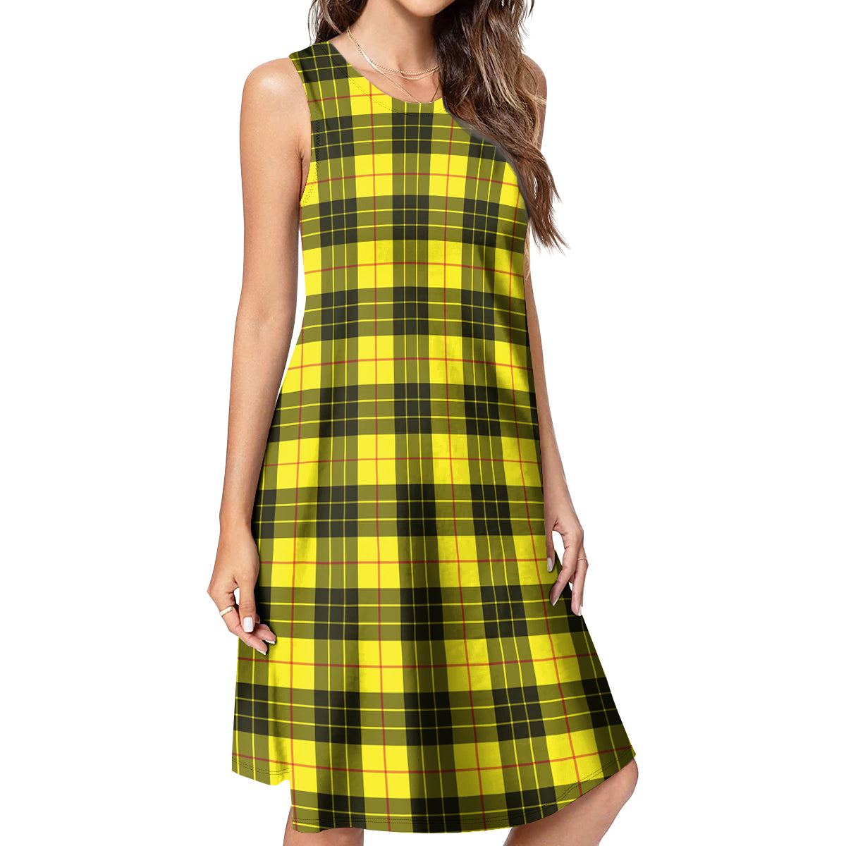 MacLeod of Lewis Modern Tartan Womens Casual Dresses - Tartanvibesclothing