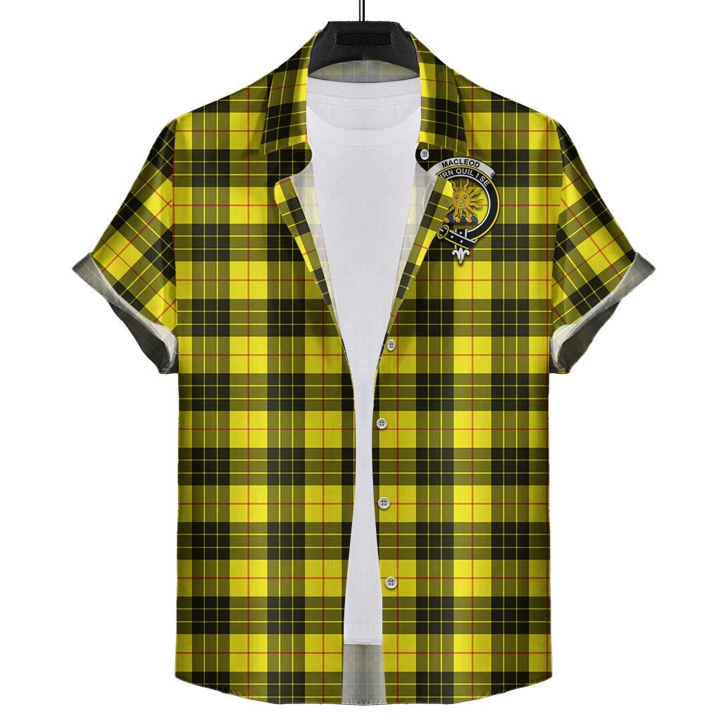 macleod-of-lewis-modern-tartan-short-sleeve-button-down-shirt-with-family-crest