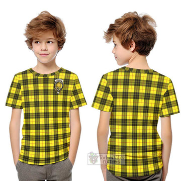 MacLeod (McLeod) Tartan Kid T-Shirt with Family Crest