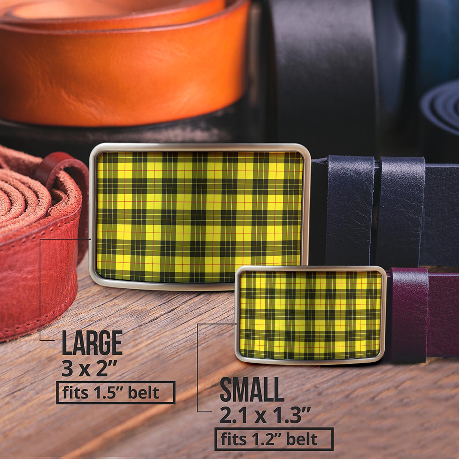 MacLeod (McLeod) Tartan Belt Buckles - Tartan Vibes Clothing