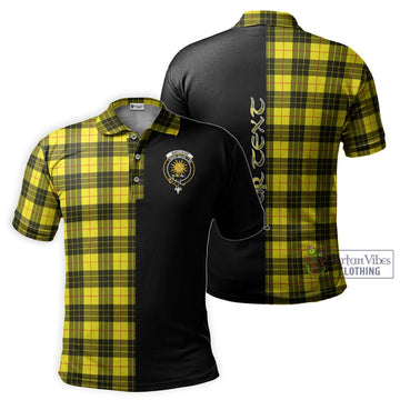 MacLeod (McLeod) Tartan Polo Shirt with Family Crest and Half Of Me Style