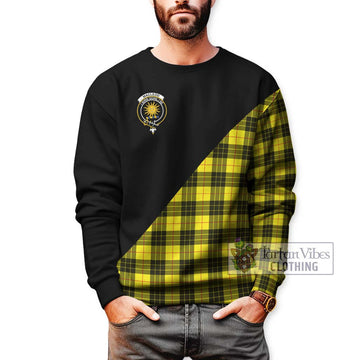 MacLeod (McLeod) Tartan Sweatshirt with Family Crest and Military Logo Style