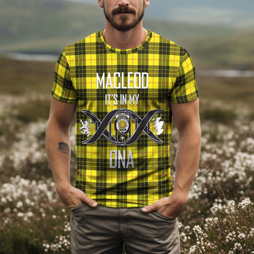 MacLeod (McLeod) Tartan T-Shirt with Family Crest DNA In Me Style