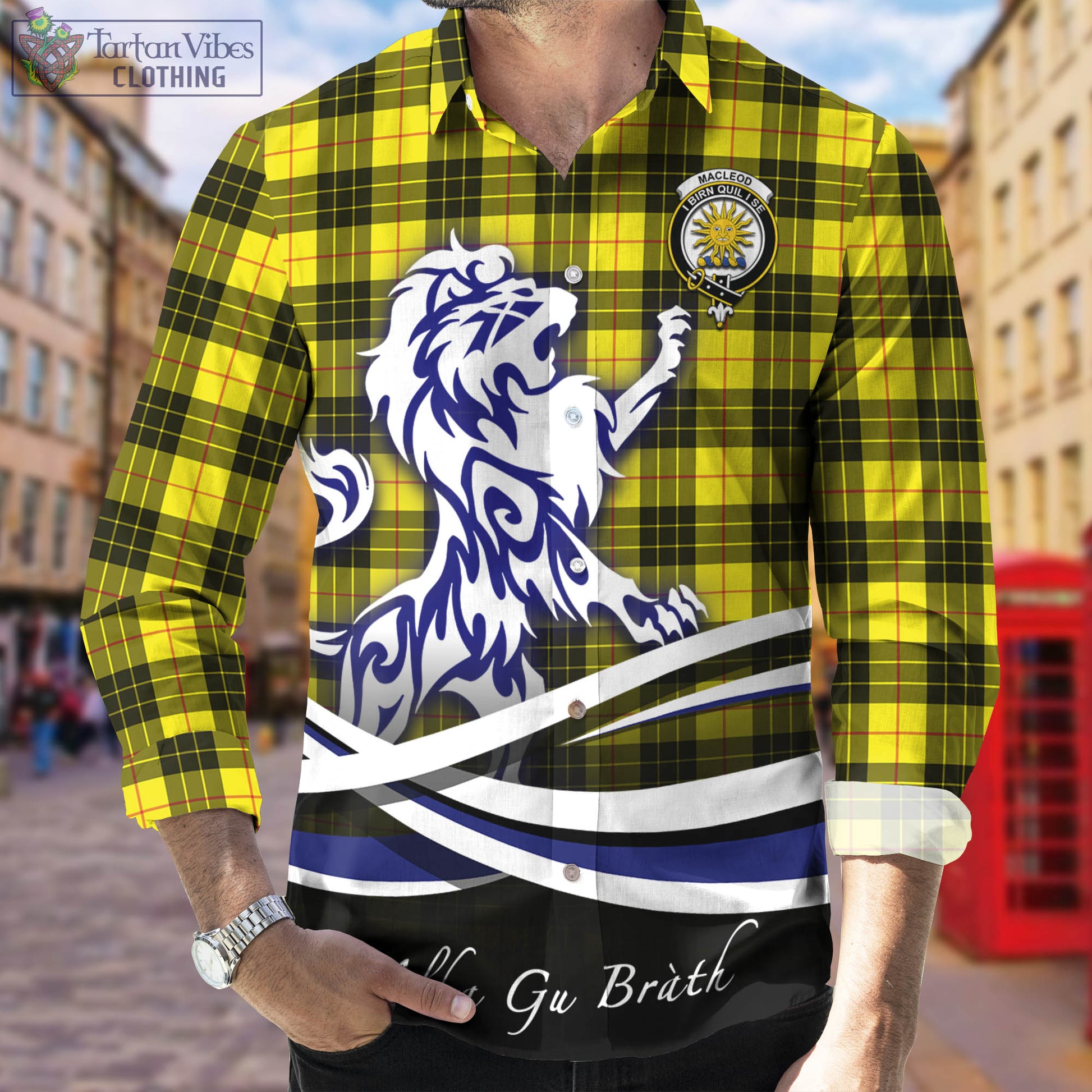 macleod-of-lewis-modern-tartan-long-sleeve-button-up-shirt-with-alba-gu-brath-regal-lion-emblem