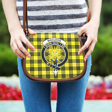 MacLeod (McLeod) Tartan Saddle Bag with Family Crest