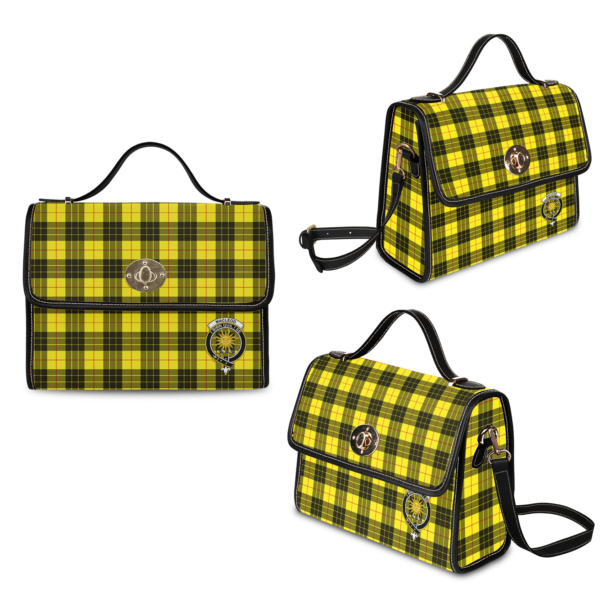 macleod-of-lewis-modern-tartan-leather-strap-waterproof-canvas-bag-with-family-crest