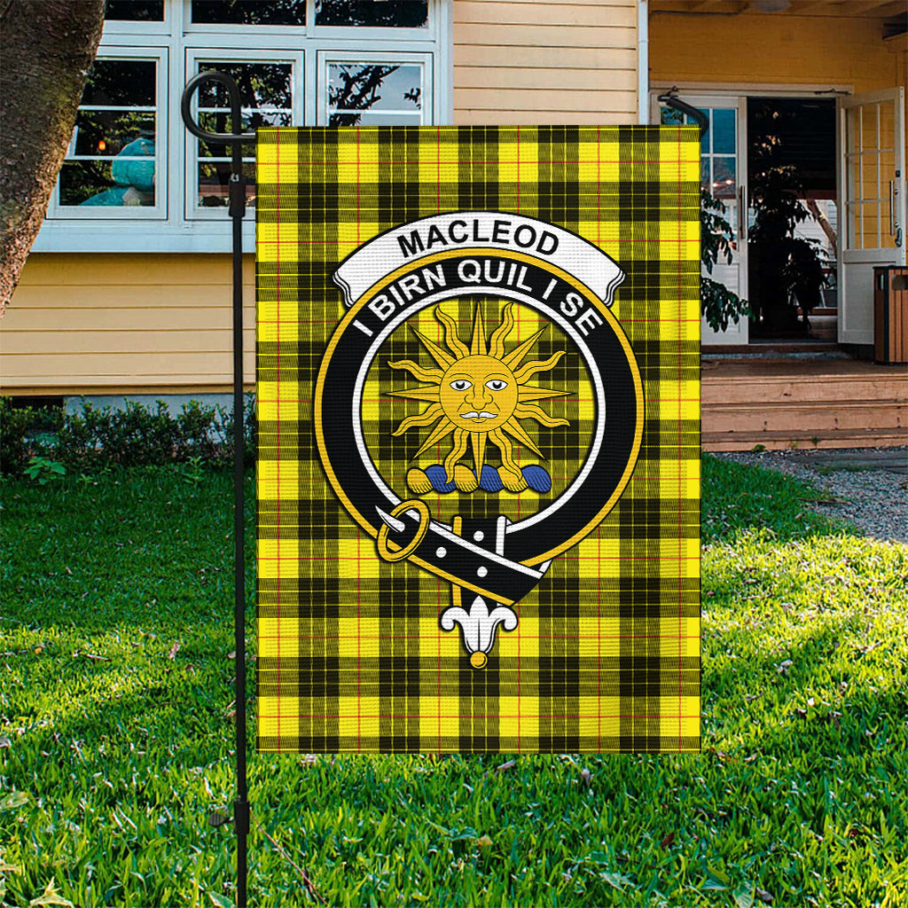 MacLeod (McLeod) Tartan Flag with Family Crest - Tartan Vibes Clothing