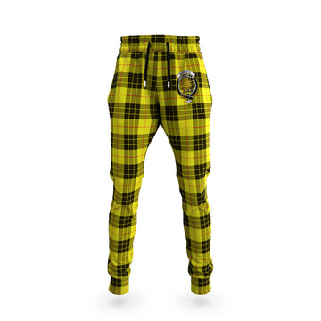 MacLeod (McLeod) Tartan Joggers Pants with Family Crest