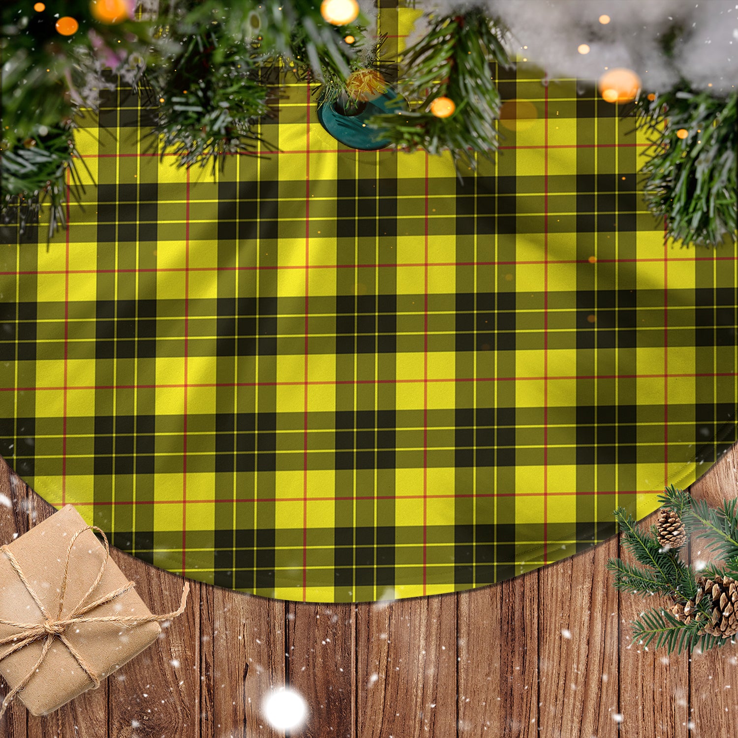 MacLeod of Lewis Modern Tartan Christmas Tree Skirt - Tartanvibesclothing