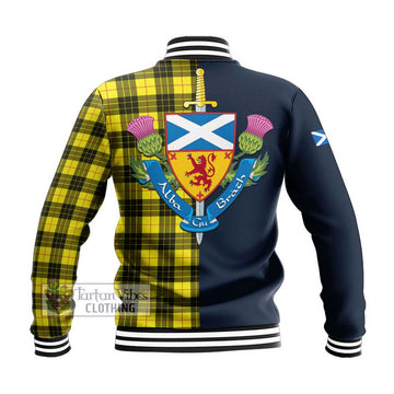 MacLeod (McLeod) Tartan Baseball Jacket Alba with Scottish Lion Royal Arm Half Style