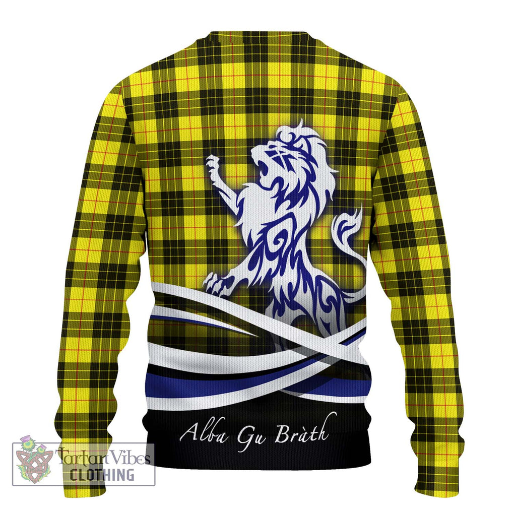 MacLeod (McLeod) Tartan Ugly Sweater with Alba Gu Brath Regal Lion Emblem - Tartan Vibes Clothing