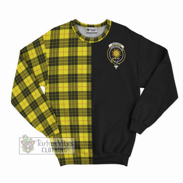 MacLeod (McLeod) Tartan Sweatshirt with Family Crest and Half Of Me Style