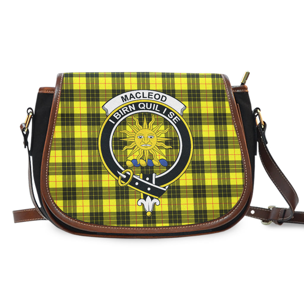 MacLeod (McLeod) Tartan Saddle Bag with Family Crest - Tartan Vibes Clothing