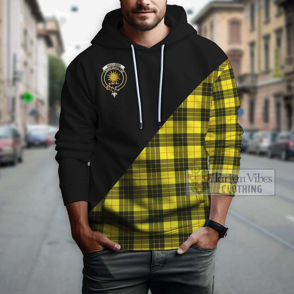 MacLeod (McLeod) Tartan Hoodie with Family Crest and Military Logo Style - Tartanvibesclothing Shop