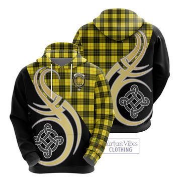 MacLeod (McLeod) Tartan Hoodie with Family Crest and Celtic Symbol Style