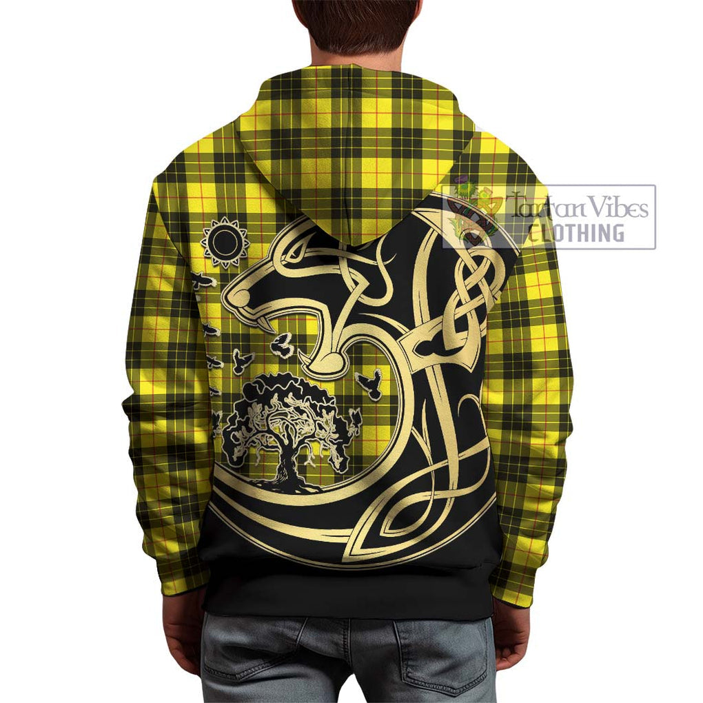 MacLeod (McLeod) Tartan Hoodie with Family Crest Celtic Wolf Style - Tartan Vibes Clothing