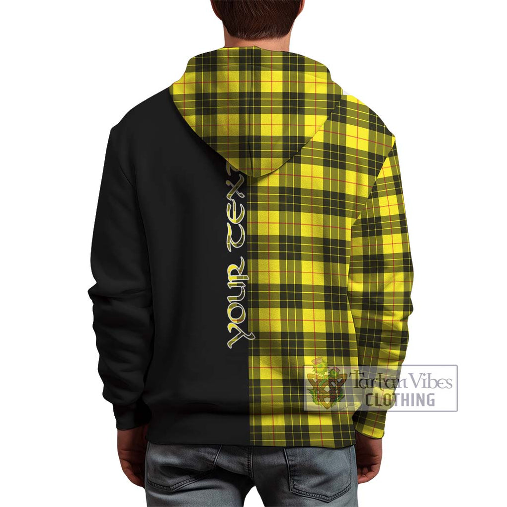 MacLeod (McLeod) Tartan Hoodie with Family Crest and Half Of Me Style - Tartanvibesclothing Shop