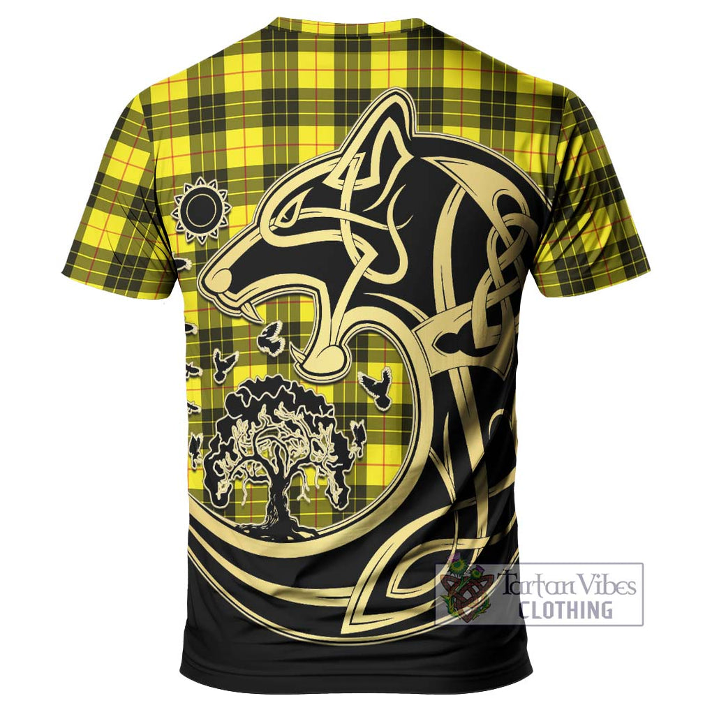 MacLeod (McLeod) Tartan T-Shirt with Family Crest Celtic Wolf Style - Tartan Vibes Clothing