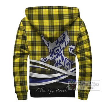 MacLeod (McLeod) Tartan Sherpa Hoodie with Alba Gu Brath Regal Lion Emblem