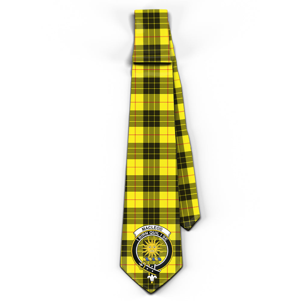 MacLeod (McLeod) Tartan Classic Necktie with Family Crest - Tartan Vibes Clothing