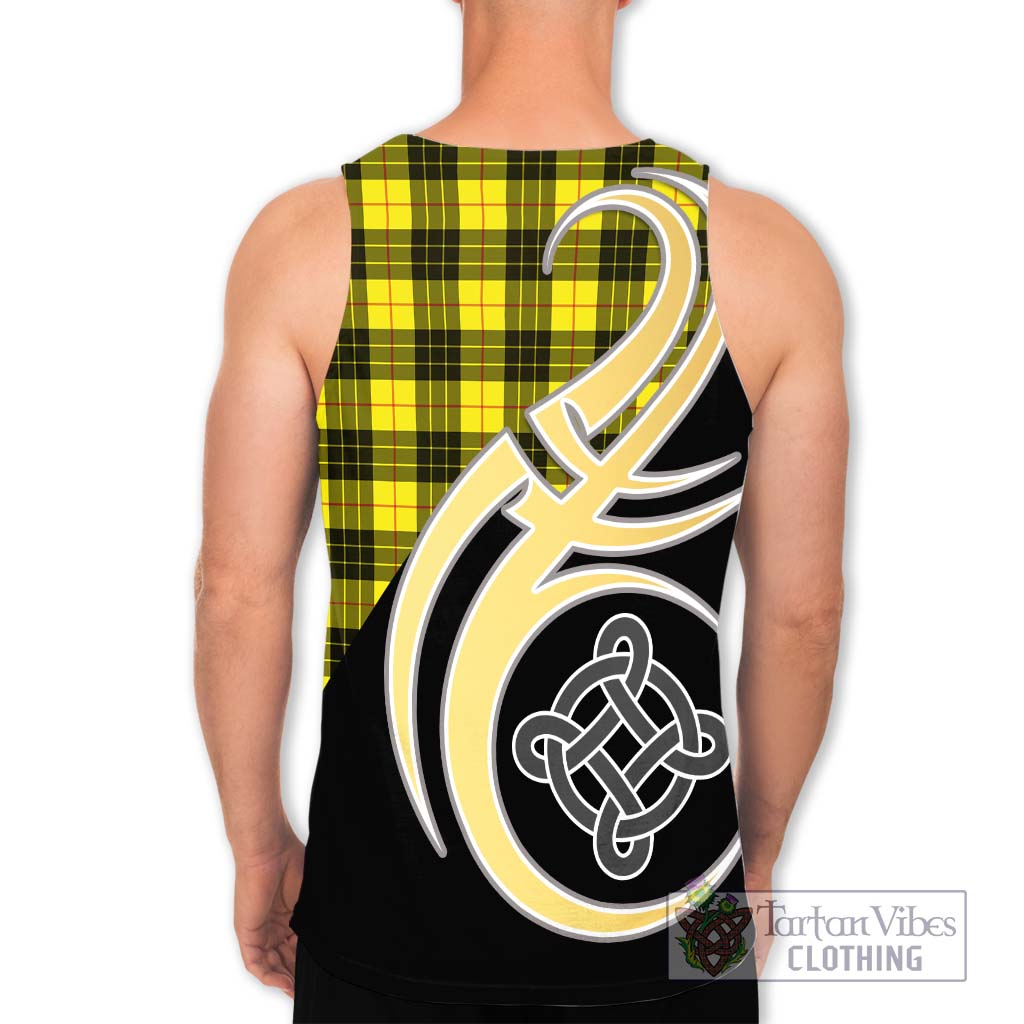 MacLeod (McLeod) Tartan Men's Tank Top with Family Crest and Celtic Symbol Style - Tartan Vibes Clothing