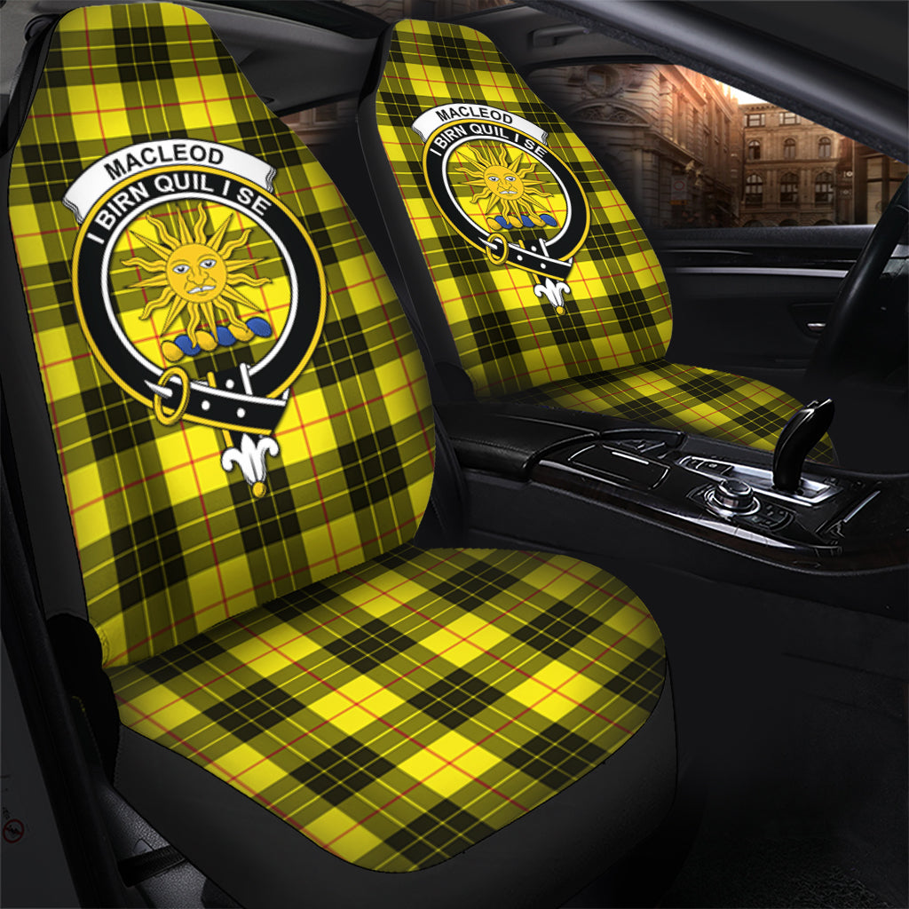 MacLeod of Lewis Modern Tartan Car Seat Cover with Family Crest - Tartanvibesclothing