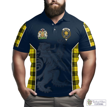 MacLeod (McLeod) Tartan Men's Polo Shirt with Family Crest and Lion Rampant Vibes Sport Style