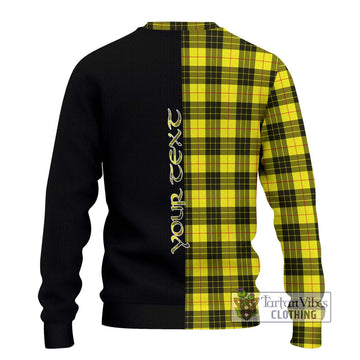 MacLeod (McLeod) Tartan Ugly Sweater with Family Crest and Half Of Me Style