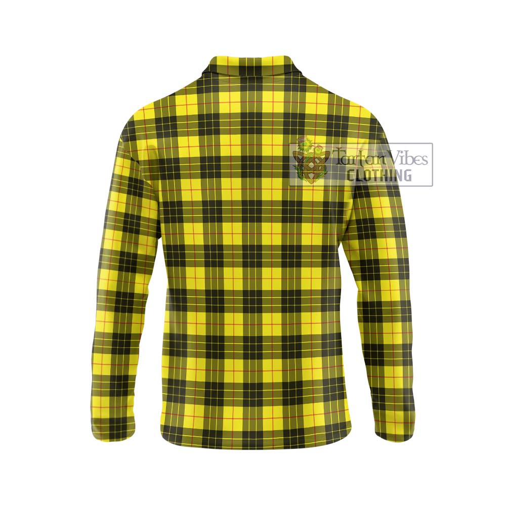 MacLeod (McLeod) Tartan Long Sleeve Polo Shirt with Family Crest DNA In Me Style - Tartanvibesclothing Shop