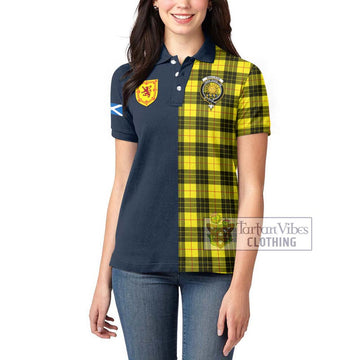 MacLeod (McLeod) Tartan Women's Polo Shirt Alba with Scottish Lion Royal Arm Half Style