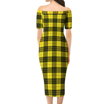 MacLeod (McLeod) Tartan Off Shoulder Lady Dress