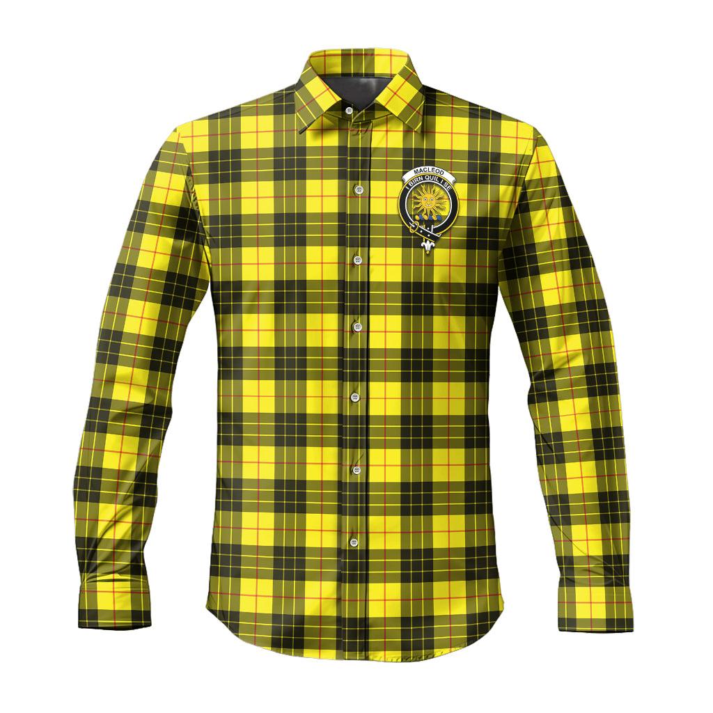 macleod-of-lewis-modern-tartan-long-sleeve-button-up-shirt-with-family-crest