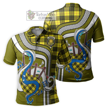 MacLeod (McLeod) Tartan Polo Shirt with Epic Bagpipe Style