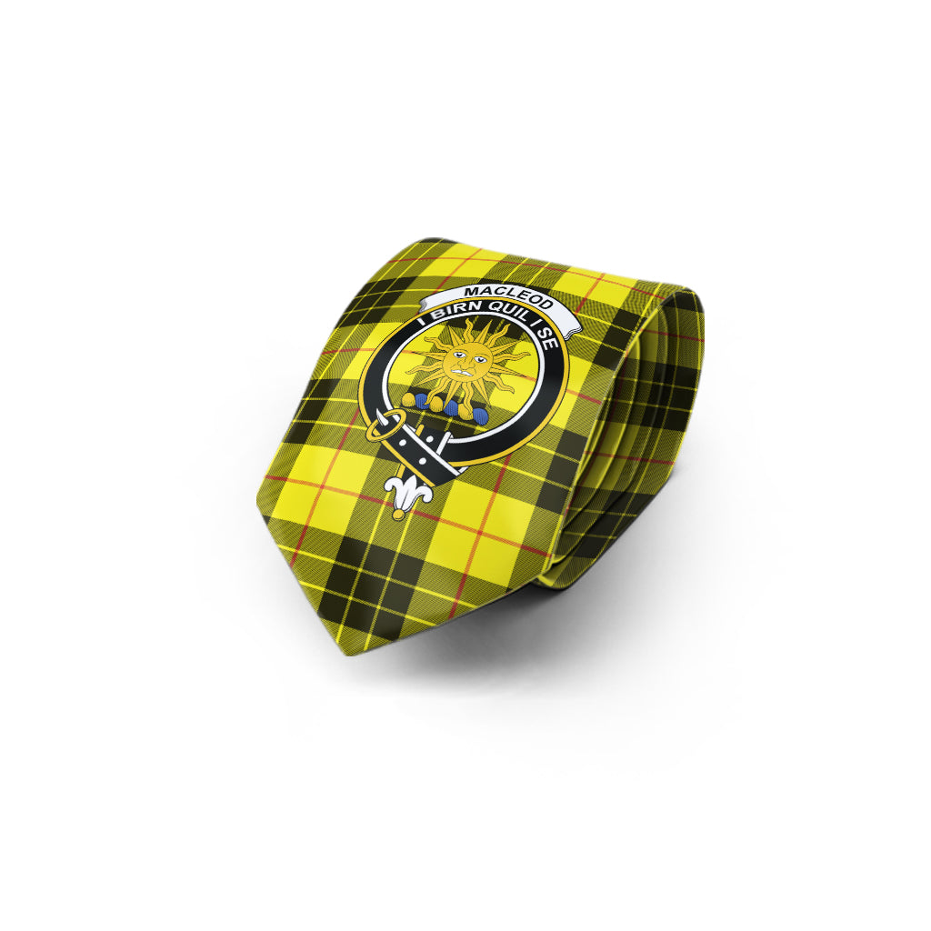 MacLeod (McLeod) Tartan Classic Necktie with Family Crest - Tartan Vibes Clothing